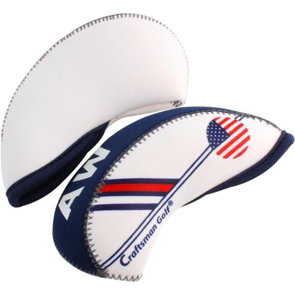 Golf US Flag Neoprene Golf Club Head Cover Wedge Iron Protective Headcover - Picture 6 of 7